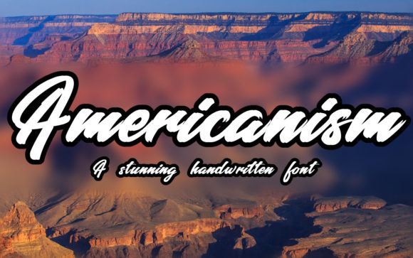Americanism: The Script Font That Brings Ideas to Life