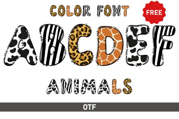Animals: A Playful Typeface for Creative Projects