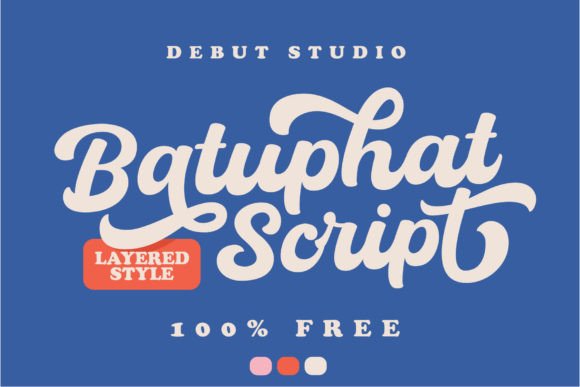 Batuphat: The Bold Script Font That Commands Attention