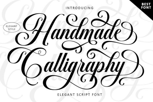 Elegant Script for Modern Designs: Handmade Calligraphy