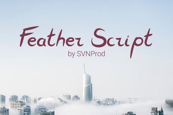 Feather Script: Elevate Your Designs with This Free Typeface