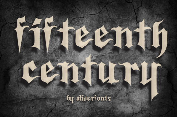 Fifteenth Century: Bold Blackletter for Modern Design