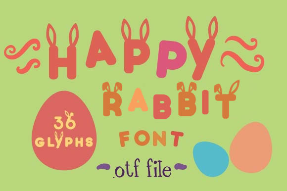 Happy Rabbit: The Ultimate Easter and Bunny-Themed Font