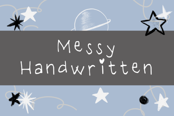 Messy: The Handwritten Font That Brings Authentic Charm to Your Projects