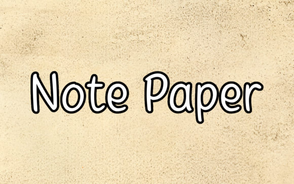 Note Paper: A Handwritten Font for Authentic Design