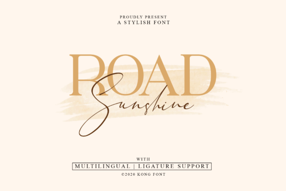 Road Sunshine: A Playful Font for Modern Designers