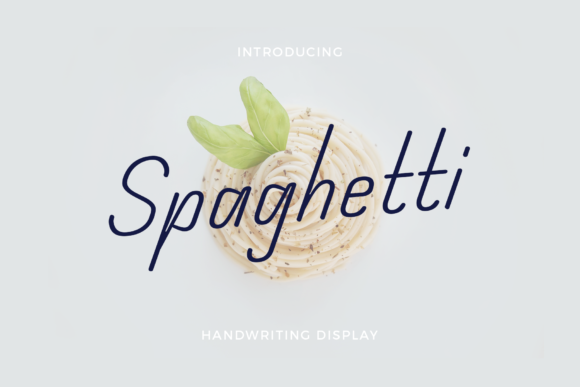 Spaghetti: The Handwritten Font That Brings Ideas to Life