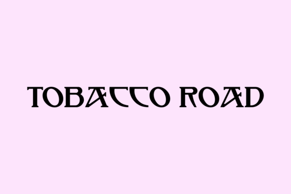 Tobacco Road: A Vintage Serif with Character